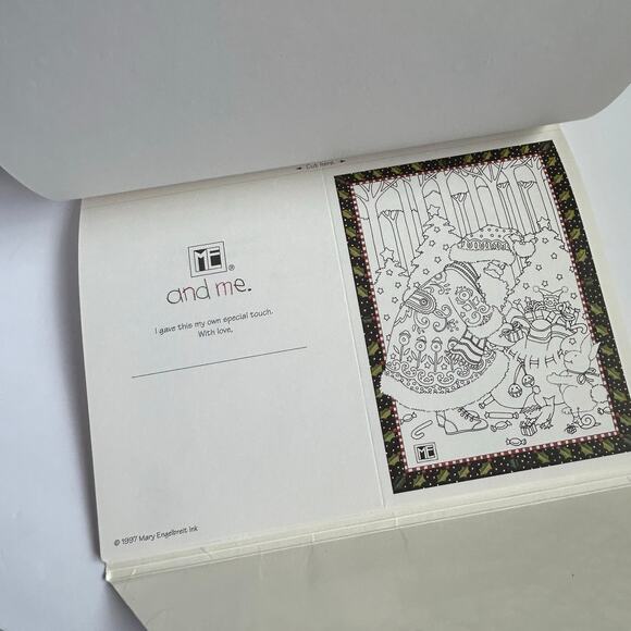 Mary Engelbreit “Something To Do for the Holidays” Coloring Activity Book - Picture 9 of 10
